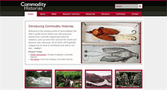 Desktop Screenshot of commodityhistories.org